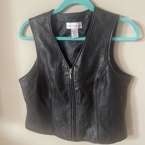 Leather Vest Women